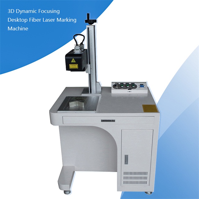 3D Dynamic Focus 30w 50w 60w 100w 120w máquina de marcação a laser de fibra para superfície curva, marcação em relevo, marcação 3D