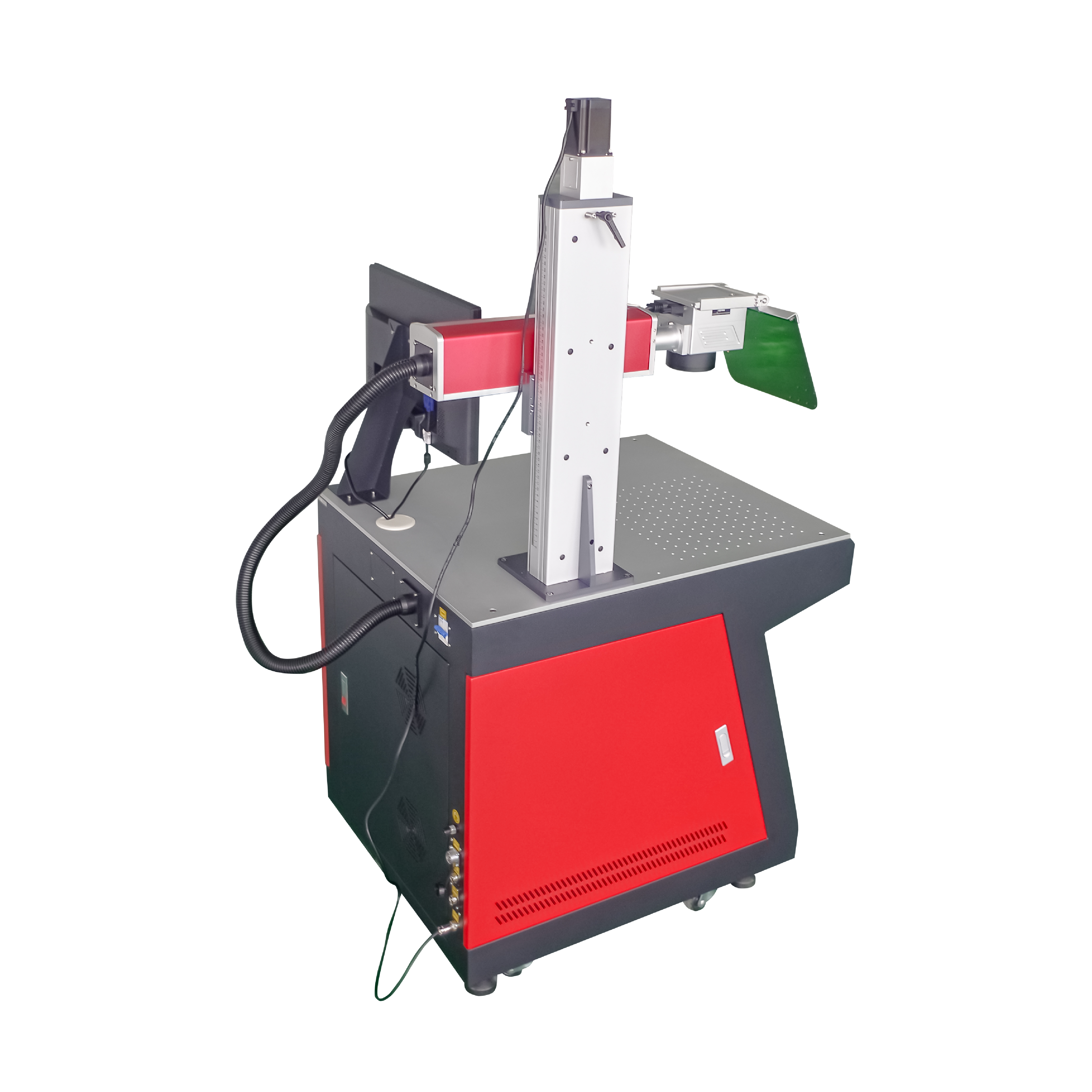 Máquina de gravação profunda a laser de fibra JPT 200 w mopa 200 w gravador a laser de ar fresco