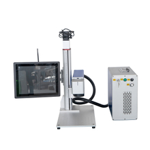 Computador com tela sensível ao toque IPG JPT RAYCUS MAX CNC máquina de gravação a laser de fibra para metal plástico